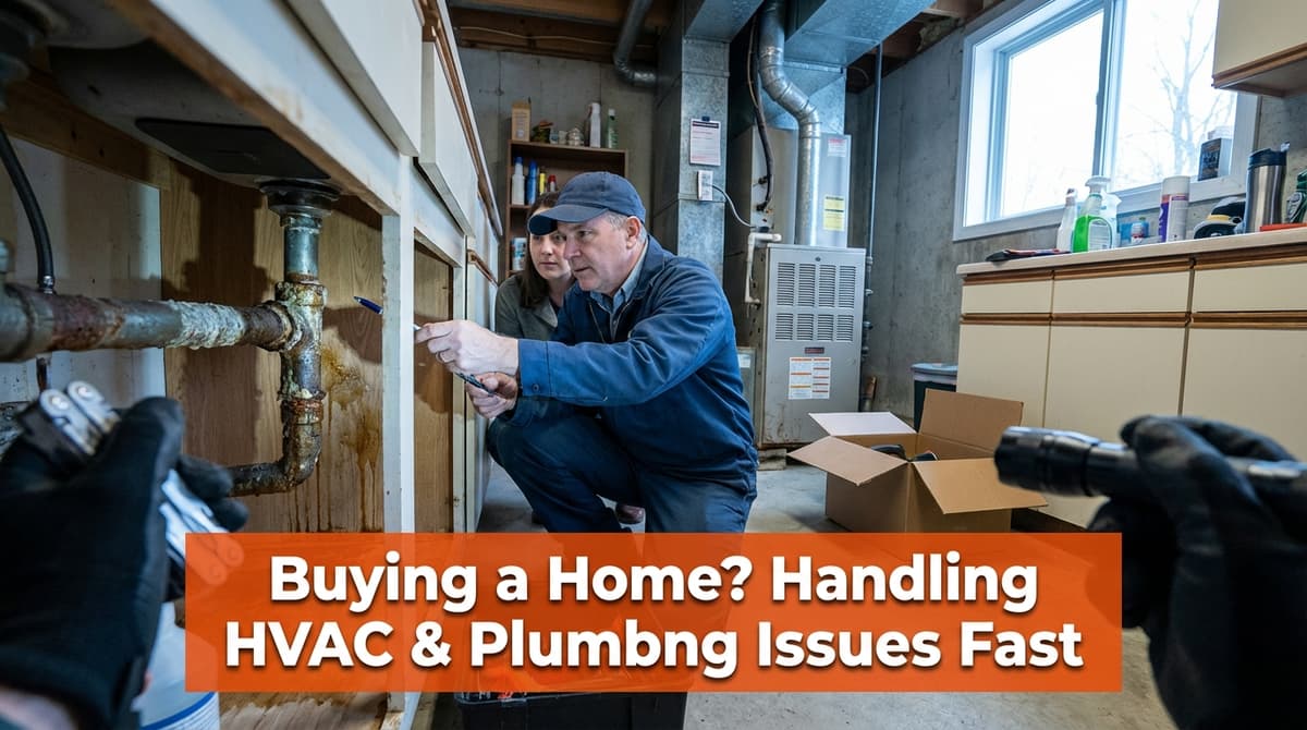 Blog post Buying a Home? Handling HVAC & Plumbing Issues Fast image