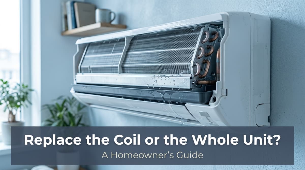 Blog post Leaking Mini-Split: Replace the Coil or the Whole Head? image