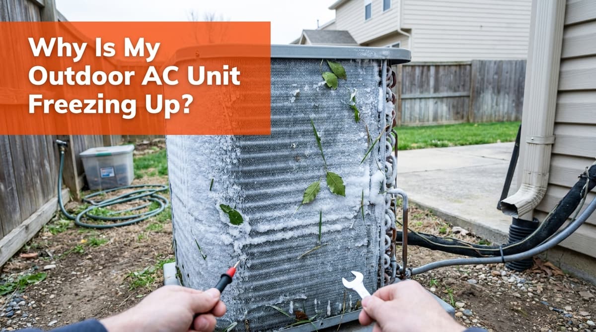 Blog post Why Is My Outdoor AC Unit Freezing Up? image