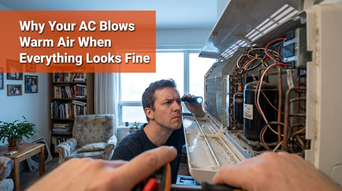 Blog post Why Your AC Blows Warm Air When Everything Looks Fine image