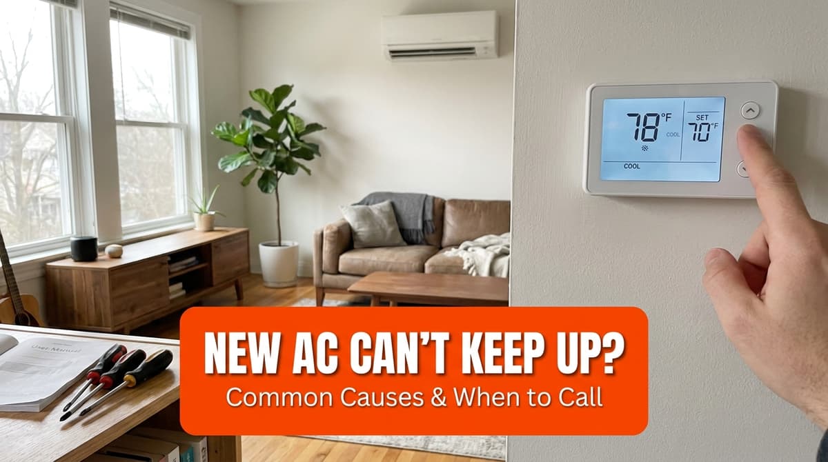 New AC Can’t Keep Up? Common Causes & When to Call image