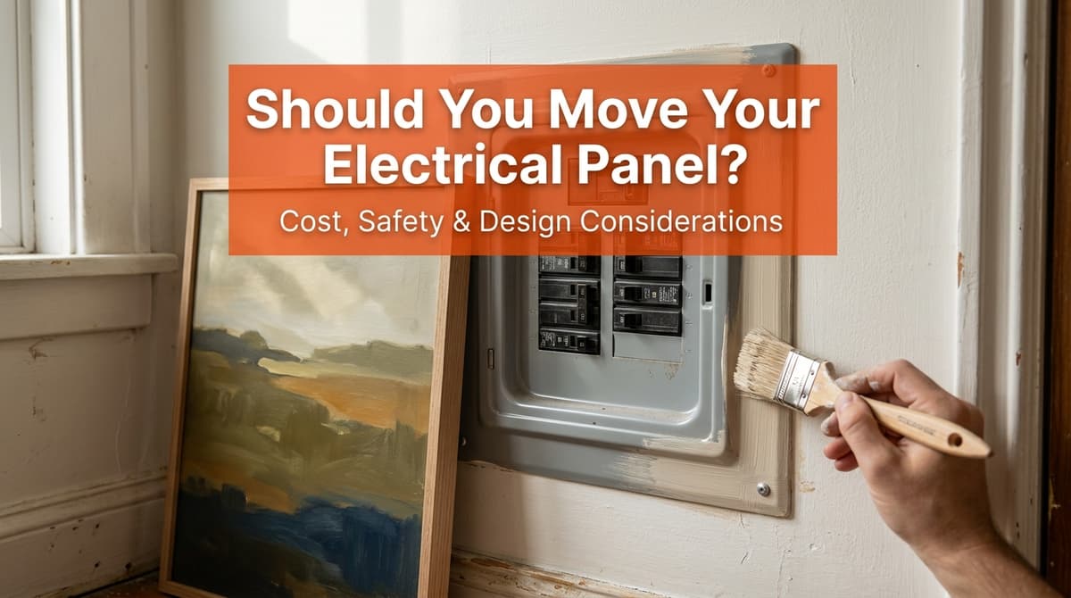 Blog post Should You Move Your Electrical Panel? Cost, Safety & Design image