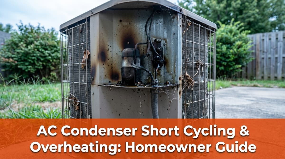 Blog post AC Condenser Short Cycling & Overheating: Homeowner Guide image