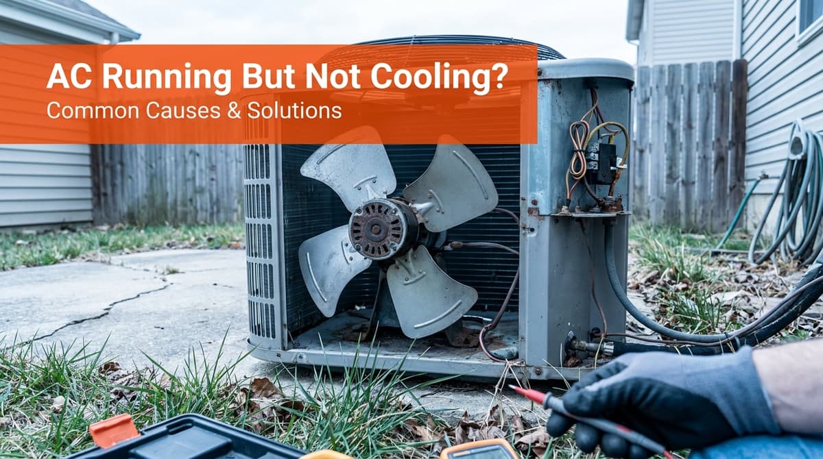 Blog post AC Running But Not Cooling & Fan Not Spinning image