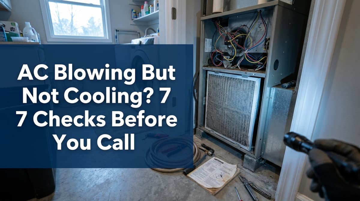 Blog post AC Blowing But Not Cooling? 7 Checks Before You Call image