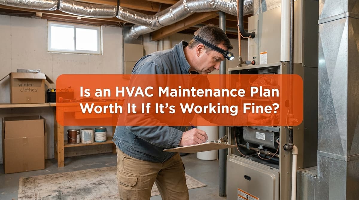 Blog post Is an HVAC Maintenance Plan Worth It If It’s Working Fine? image
