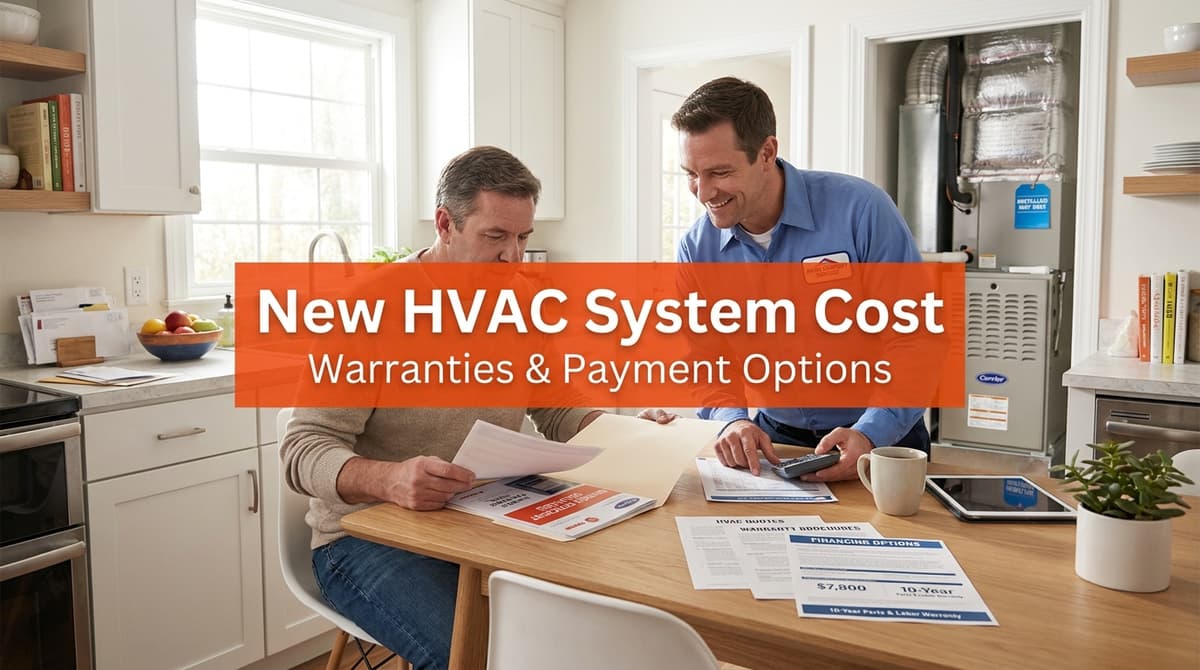 Blog post New HVAC System Cost: Warranties & Payment Options image