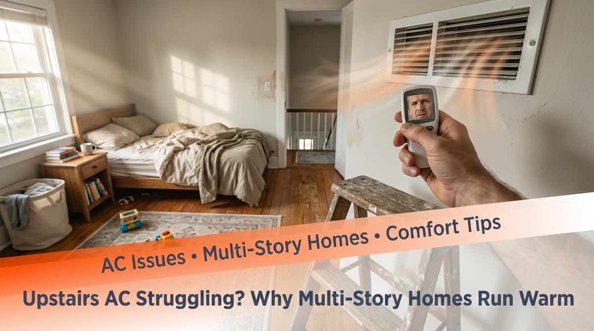 Upstairs AC Struggling? Why Multi-Story Homes Run Warm image