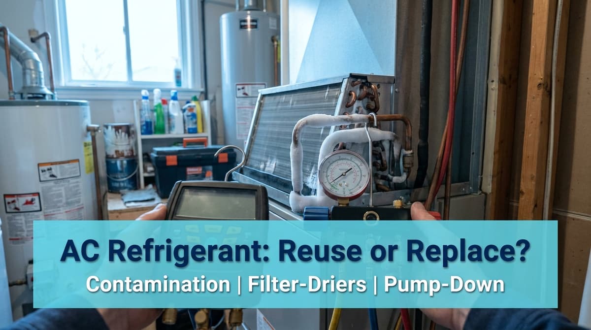 AC Refrigerant: When We Reuse It vs. Replace It image