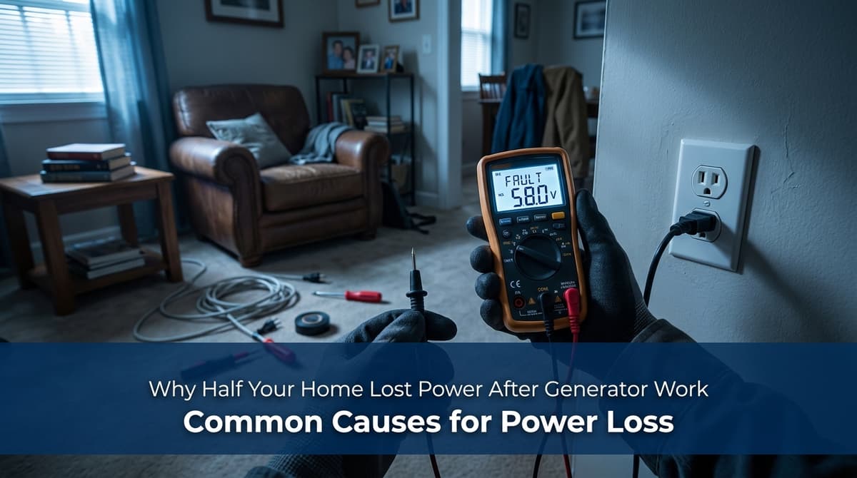 Why Half Your Home Lost Power After Generator Work image